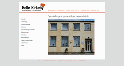 Desktop Screenshot of hellekirkeby.dk